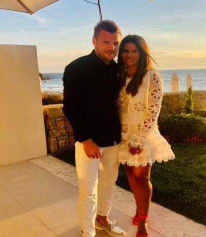 Emma Daggett ex husband Jamie Vardy with his wife spending quality time together.